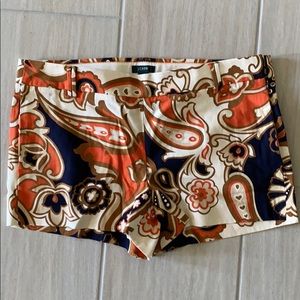 J. Crew City Fit adorable side zip shorts